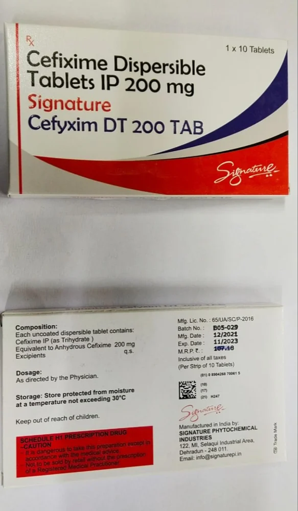 SIGNATURE CEFYXII\I DT 200 TABLET