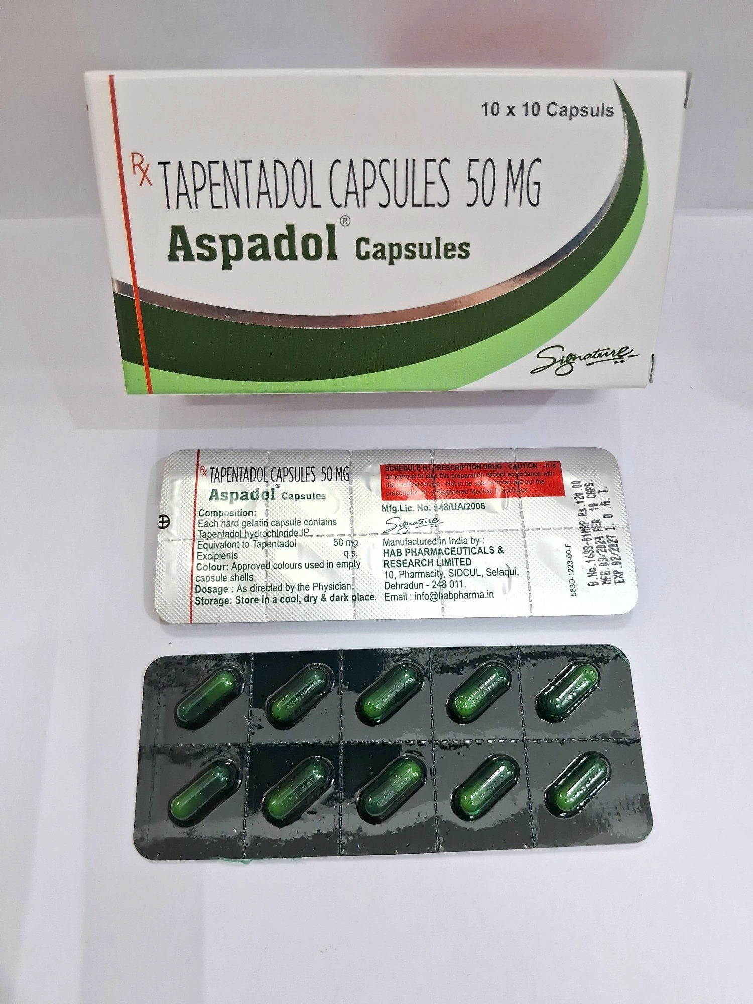 ASPADOL 50 CAP